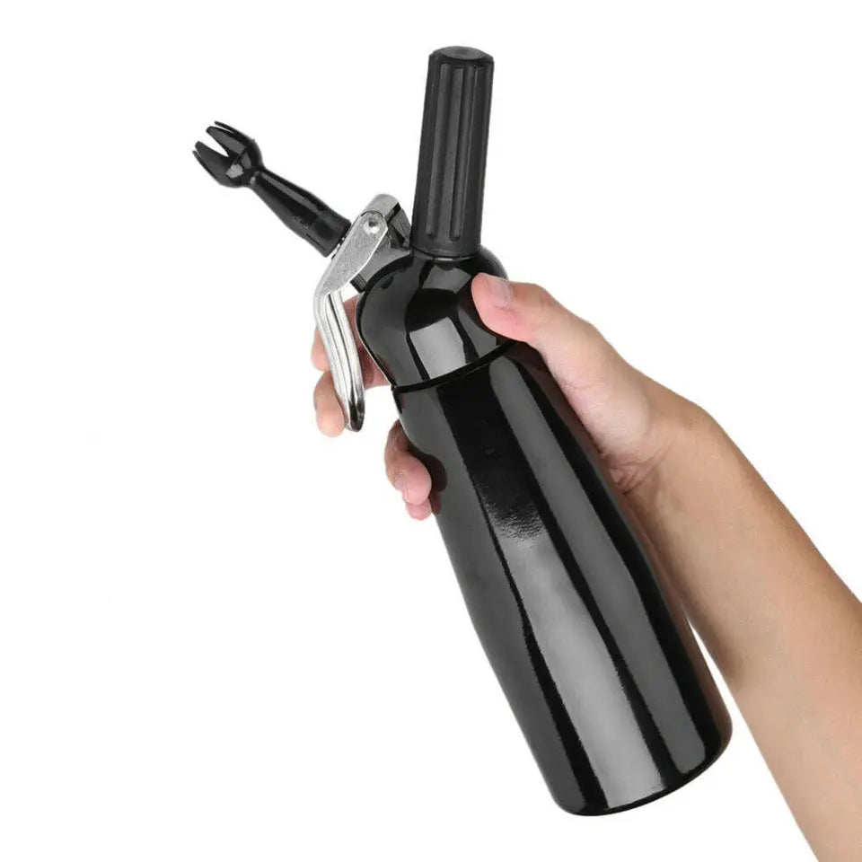 Professional Aluminum Cream Foamer Cream Whipper Butter Dispenser Coffee Dessert Cake DIY Bake Tools 500ml