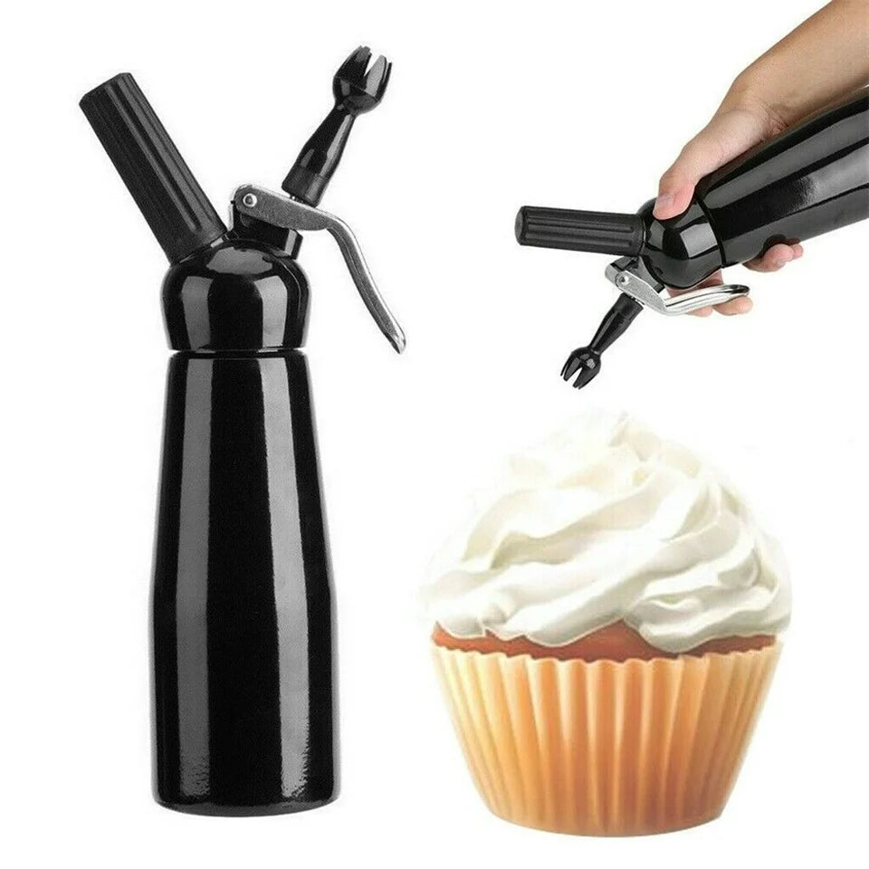 Professional Aluminum Cream Foamer Cream Whipper Butter Dispenser Coffee Dessert Cake DIY Bake Tools 500ml