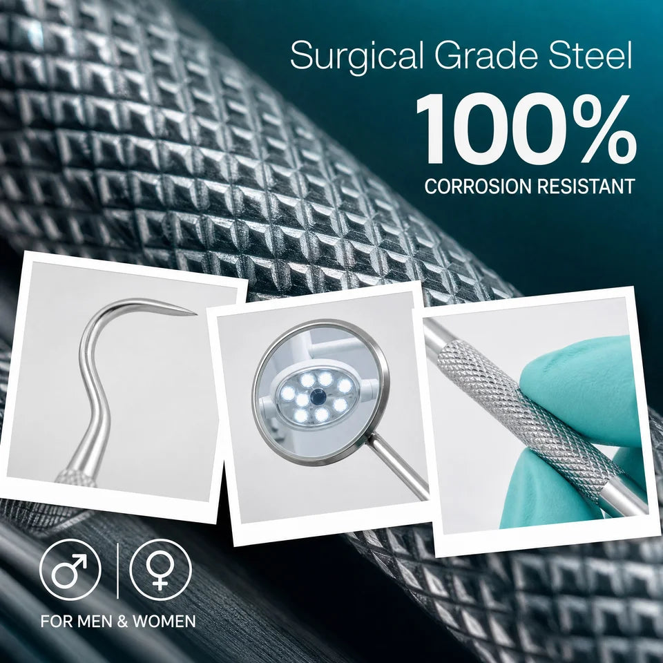 Dragon Professional Dental Cleaning Tools Stainless Steel Tooth Scraper Plaque Remover Tartar Pick Oral Hygiene Tool